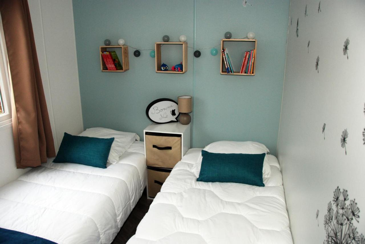 Mobilhome 2Ch Climatise-Terrasse Fermee-4 Velos-Camping 4 Etoiles Les Charmettes 莱马特 外观 照片