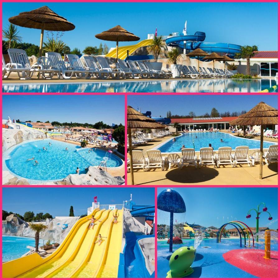 Mobilhome 2Ch Climatise-Terrasse Fermee-4 Velos-Camping 4 Etoiles Les Charmettes 莱马特 外观 照片