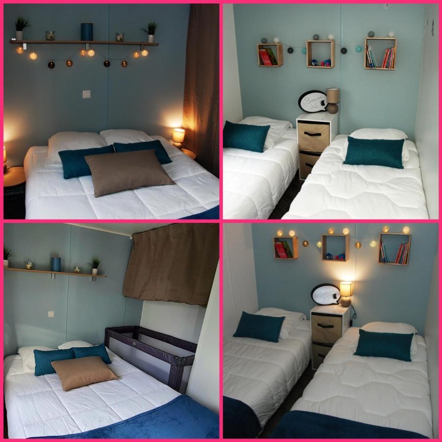 Mobilhome 2Ch Climatise-Terrasse Fermee-4 Velos-Camping 4 Etoiles Les Charmettes 莱马特 外观 照片