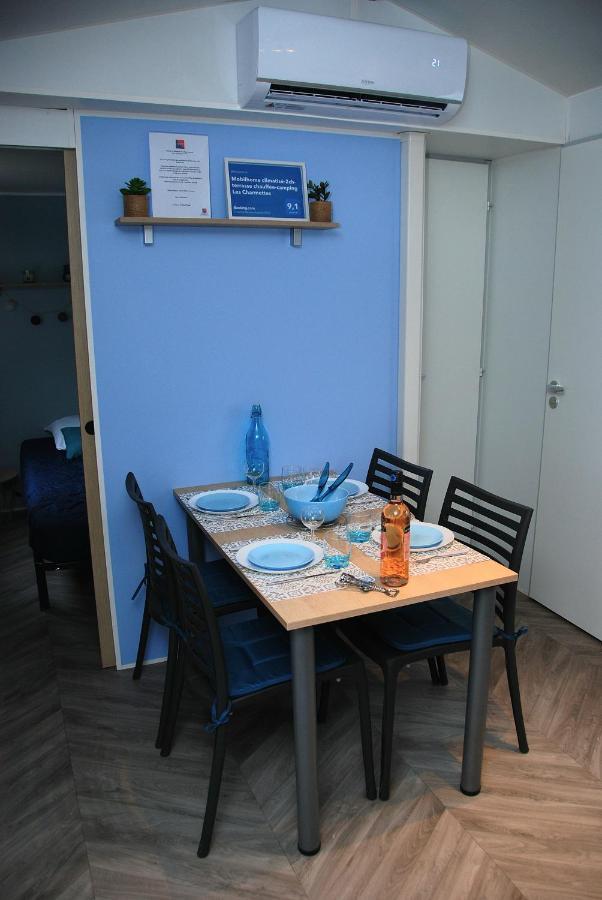 Mobilhome 2Ch Climatise-Terrasse Fermee-4 Velos-Camping 4 Etoiles Les Charmettes 莱马特 外观 照片