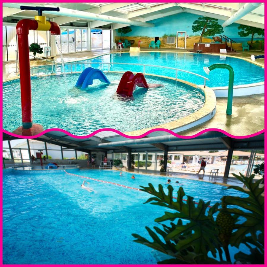 Mobilhome 2Ch Climatise-Terrasse Fermee-4 Velos-Camping 4 Etoiles Les Charmettes 莱马特 外观 照片