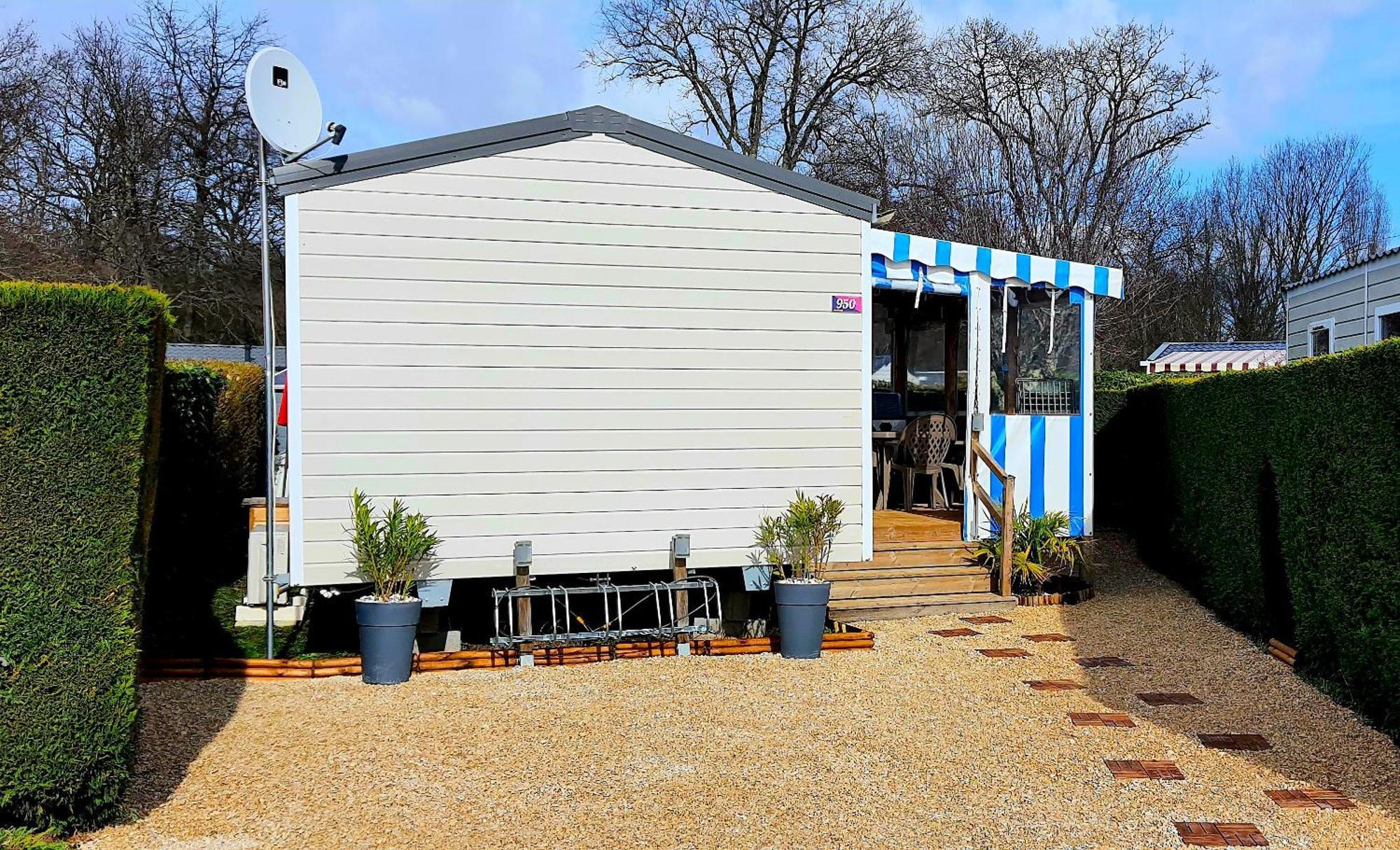 Mobilhome 2Ch Climatise-Terrasse Fermee-4 Velos-Camping 4 Etoiles Les Charmettes 莱马特 外观 照片