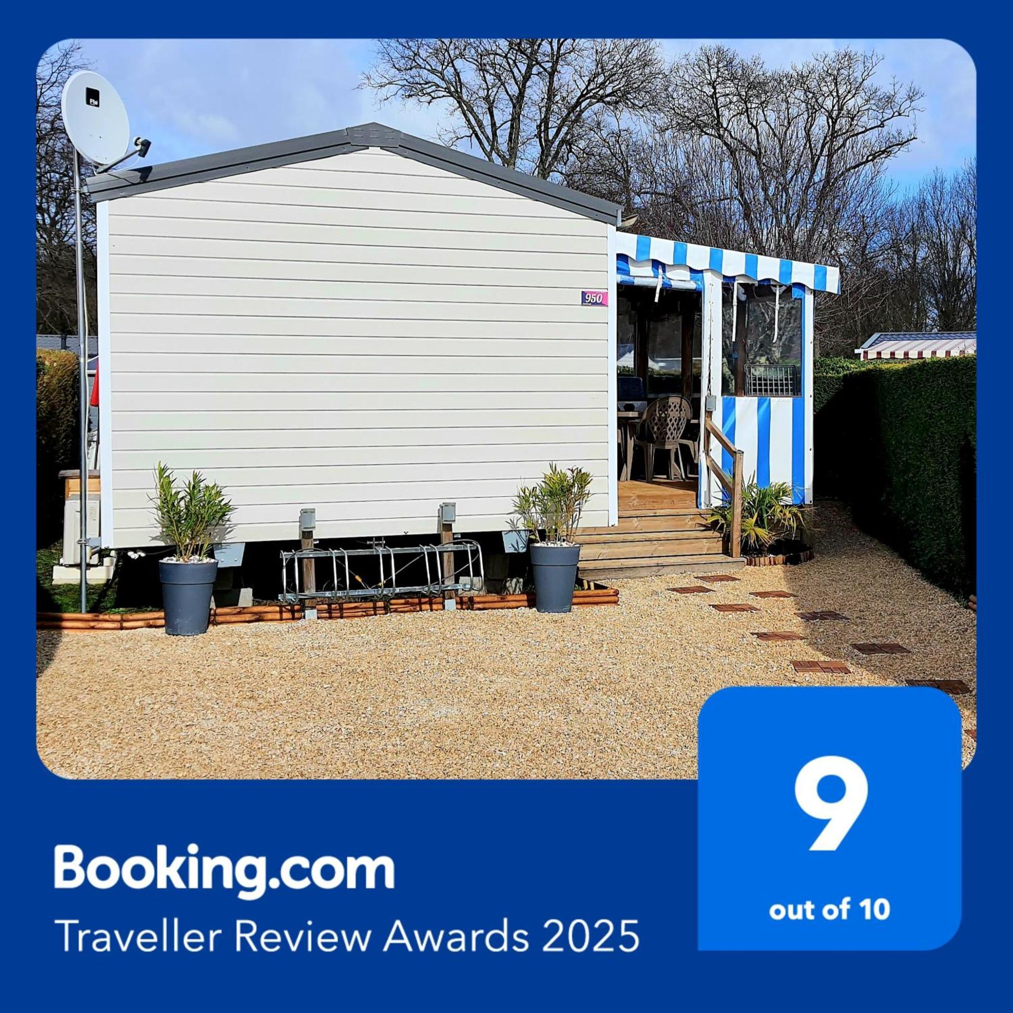 Mobilhome 2Ch Climatise-Terrasse Fermee-4 Velos-Camping 4 Etoiles Les Charmettes 莱马特 外观 照片