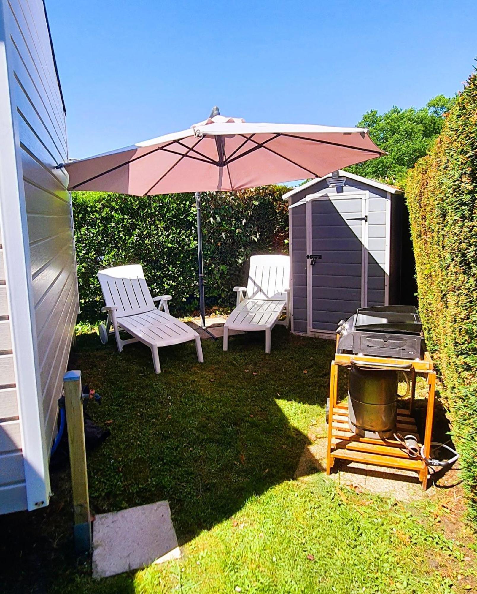Mobilhome 2Ch Climatise-Terrasse Fermee-4 Velos-Camping 4 Etoiles Les Charmettes 莱马特 外观 照片