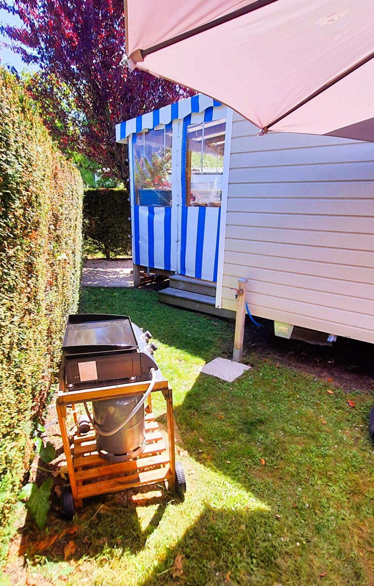 Mobilhome 2Ch Climatise-Terrasse Fermee-4 Velos-Camping 4 Etoiles Les Charmettes 莱马特 外观 照片